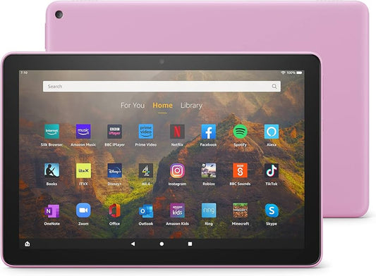 Amazon Fire HD 10 (11th Gen, 1080p FHD, Android Tablet - Purple, New)