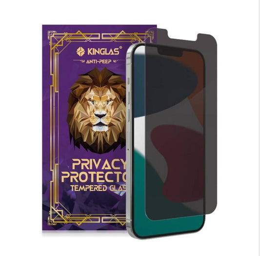 Kinglas iPhone 15 Pro Max Privacy Tempered glass