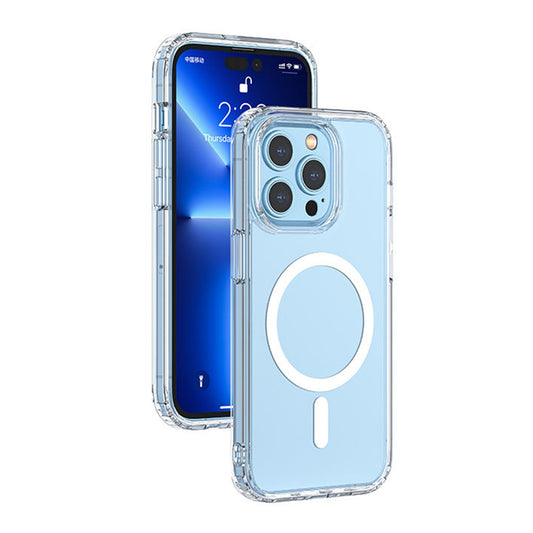 iPhone 13 Pro Re-Define Heavy Duty Transparent Case Cover with Magnetic Ring