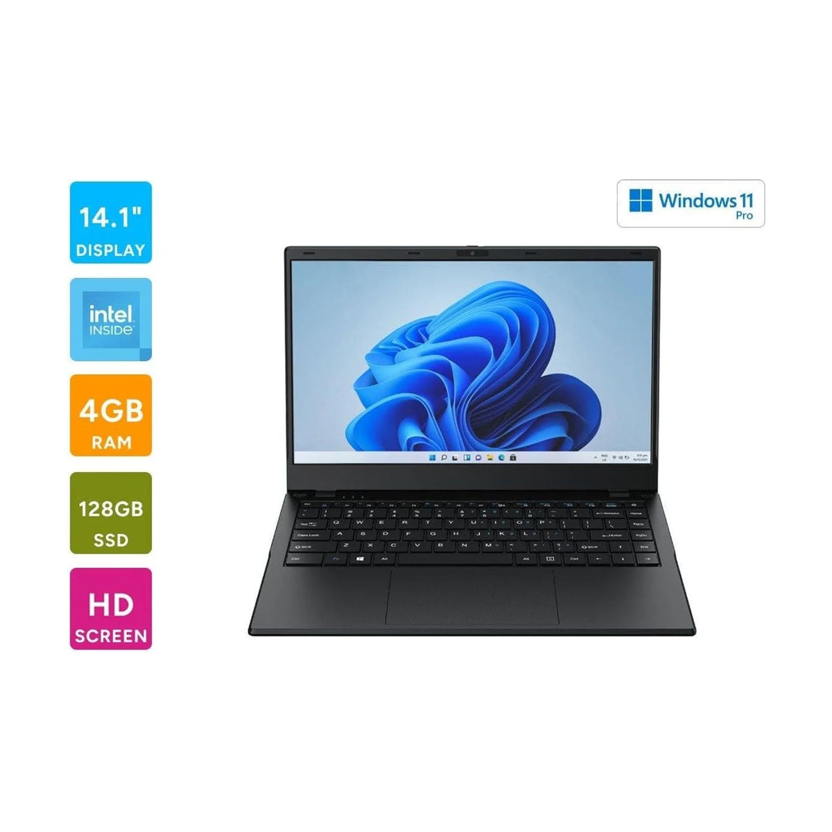 Kogan Atlas 14.1" Intel N100 USB-C Laptop with Windows 11 Pro (128GB)