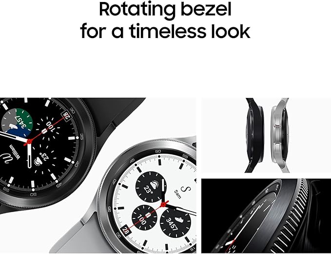 Samsung Galaxy Watch 4 (LTE) (46mm) (Silver) (Bluetooth) (Pink Band)(Grade B)