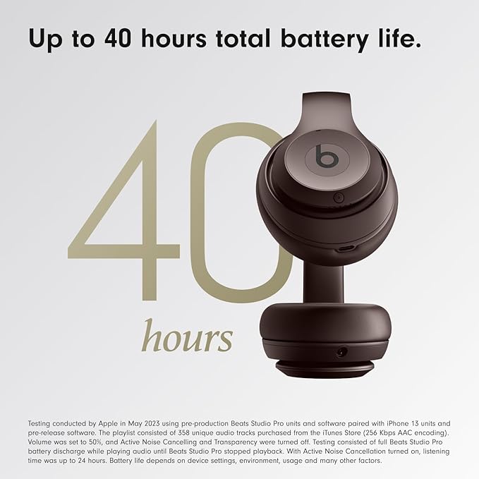 Beats Studio Pro Wireless Headphones (Deep Brown) – Refurbished