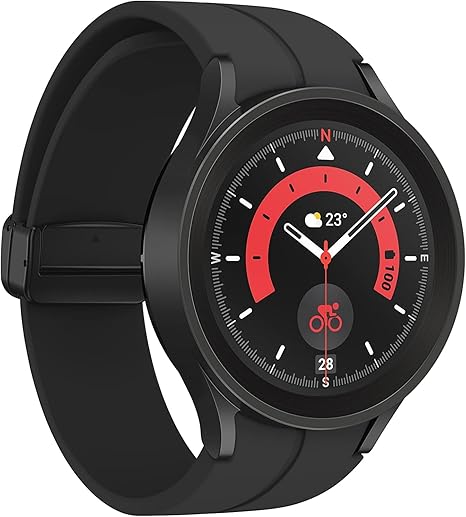 Samsung Galaxy Watch5 Pro (45mm, Bluetooth + Wi-Fi + LTE) – Black Titanium – Grade B – Pre-Loved