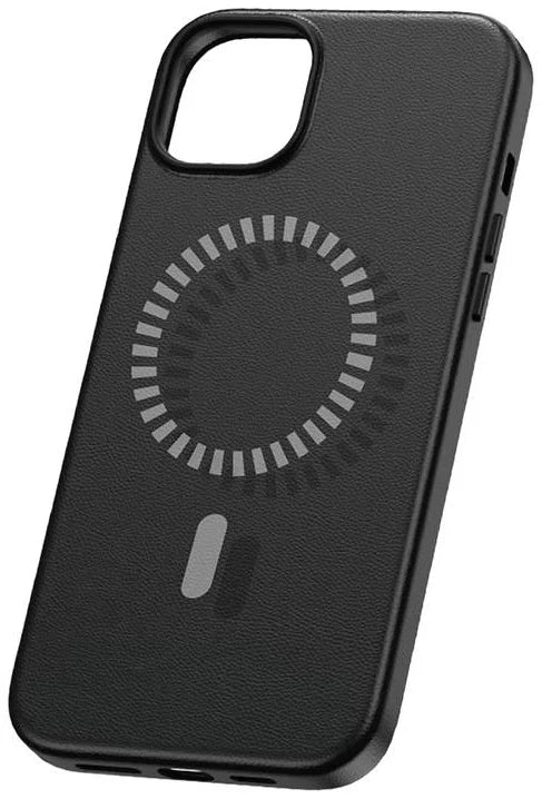 Baseus Fauxther Series Magnetic Phone Case for iPhone 15 Pro Max-Cluster Black