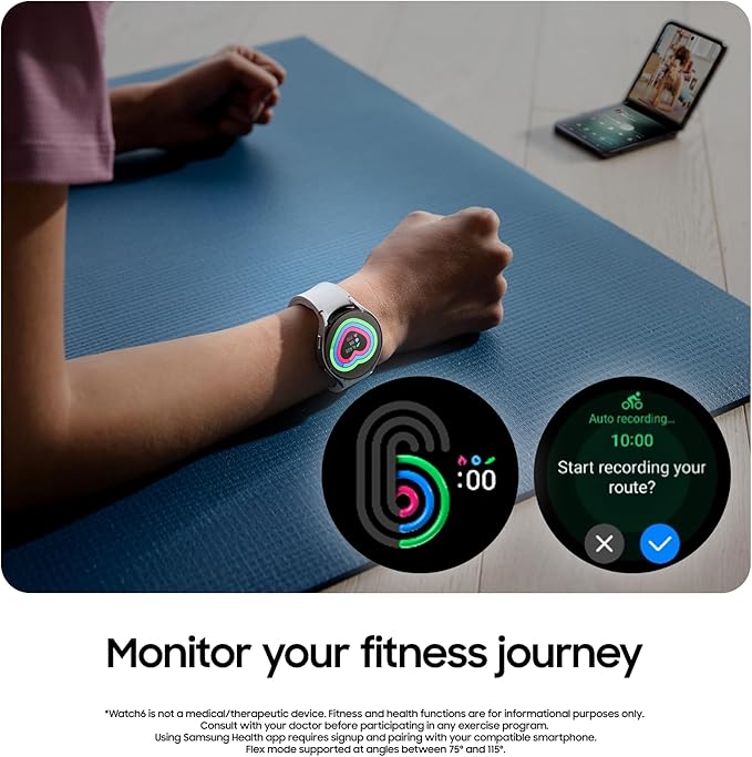 Samsung Galaxy Watch 6 – Graphite & Silver – 40mm / 44mm / 47mm – B Grade – Refurbished
