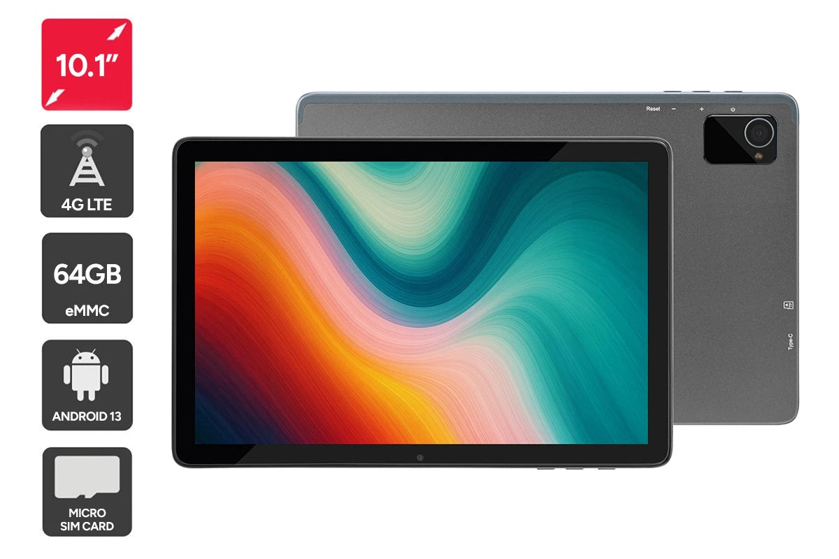 Kogan 10.1" Explore Tab FHD Android Tablet, 64 GB, Grey