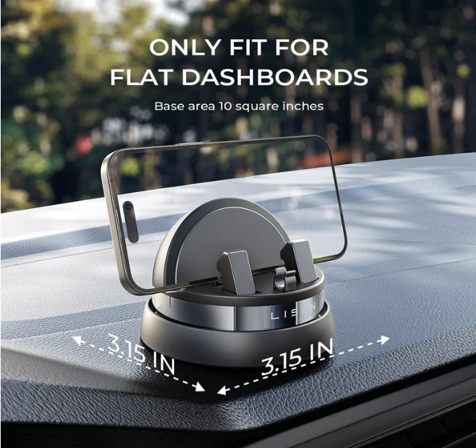 LISEN 360° Rotatable Dashboard Car Phone Holder