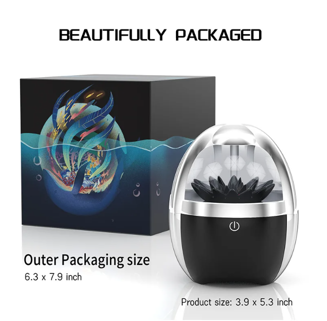 Dancing Ferrofluid Speaker | Venom Black Magnetic Fluid Sound Visualizer | Wireless Whale Drop Desk Toy