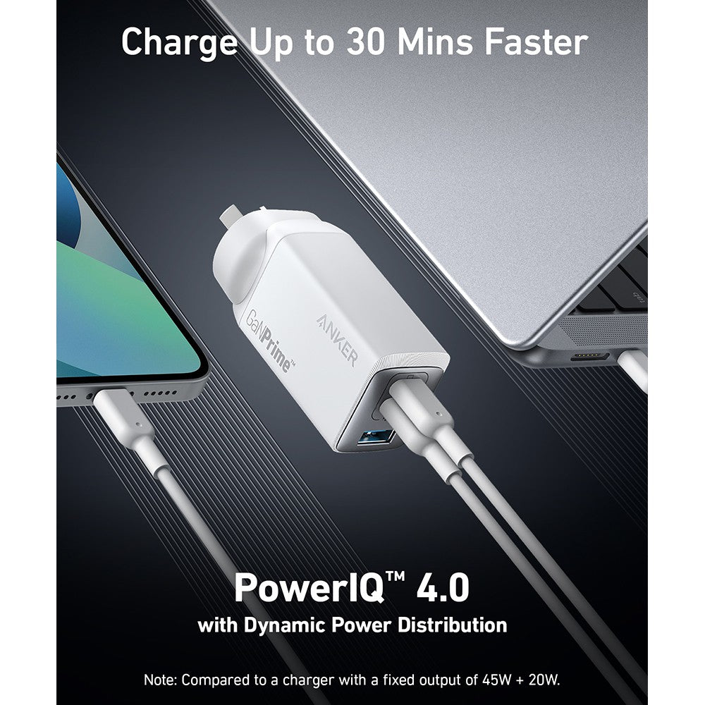 Anker 735 GaNPrime 65W Charger (A2668T21) - White
