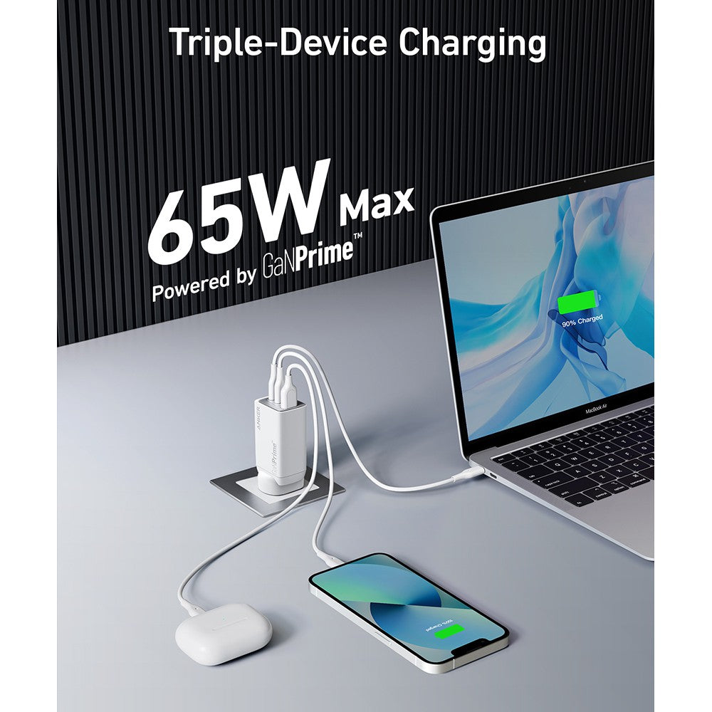 Anker 735 GaNPrime 65W Charger (A2668T21) - White