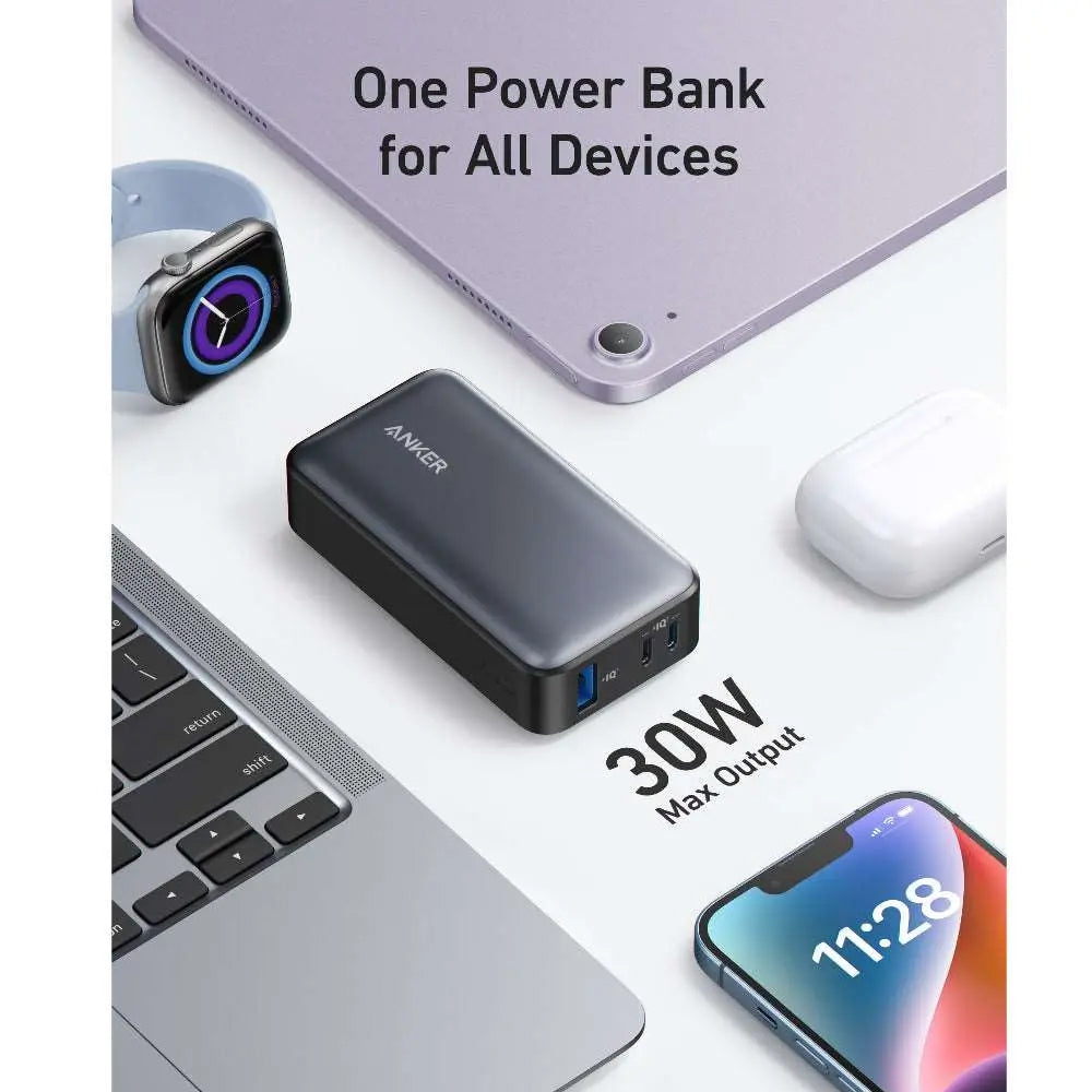 Anker 533 Power Bank PowerCore 30W PD 10,000mAh - Black