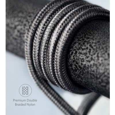 Anker USB-C to USB-C Cable for iPhone 15 Series – 3.3ft 60W Braided (2-Pack, Black) – Brand New