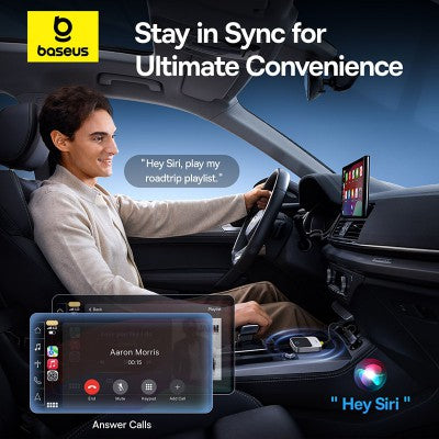 Baseus SafeJourney Series Wireless CarPlay Adapter – Space Grey – Brand New