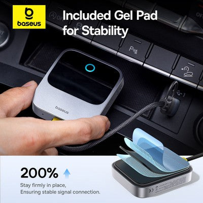 Baseus SafeJourney Series Wireless CarPlay Adapter – Space Grey – Brand New