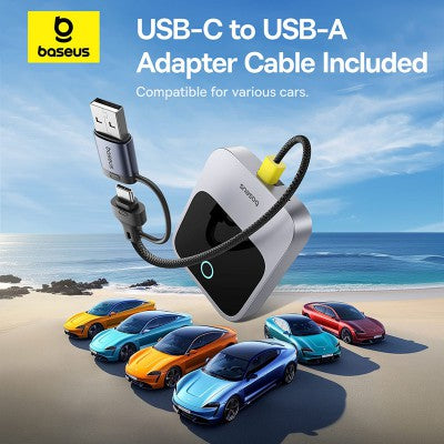 Baseus SafeJourney Series Wireless CarPlay Adapter – Space Grey – Brand New