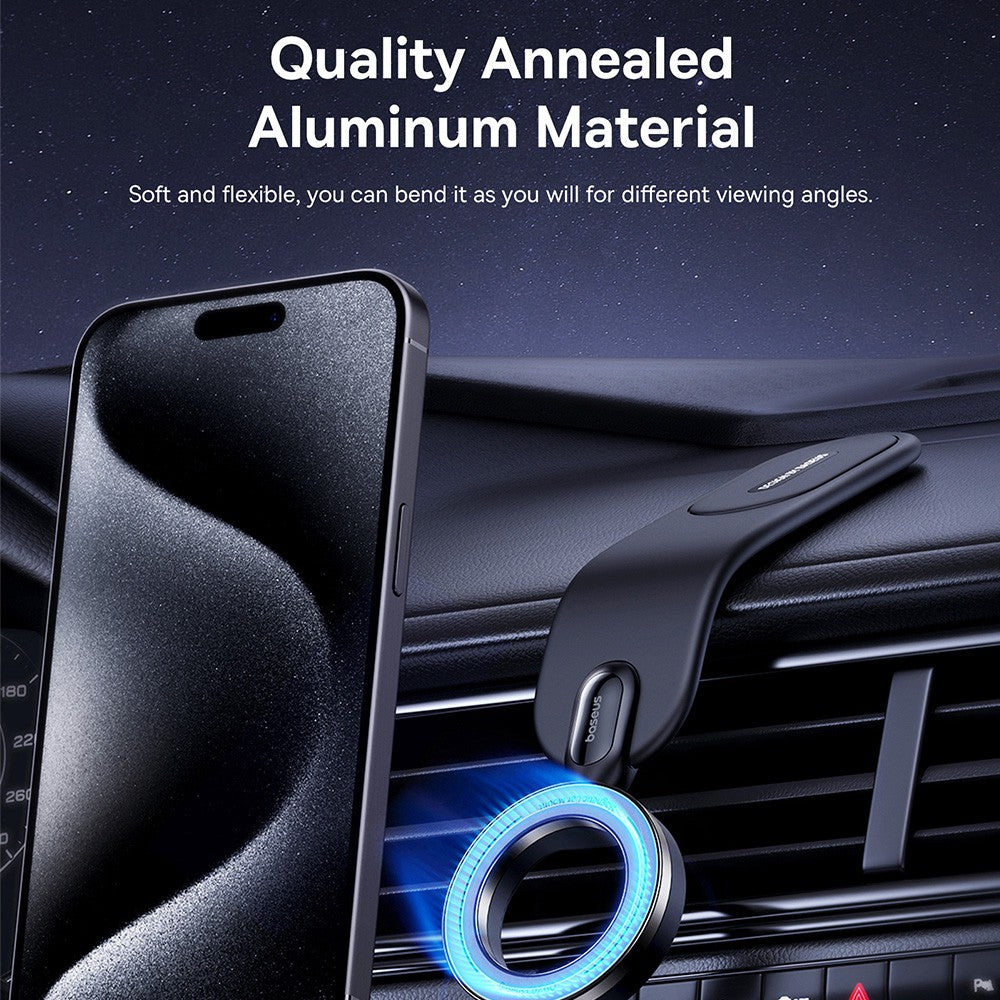 Baseus C02 Go Series Magnetic Car Phone Holder Mount-Cluster Black