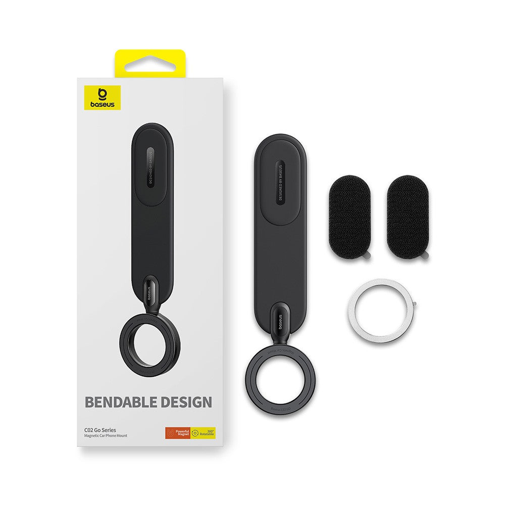 Baseus C02 Go Series Magnetic Car Phone Holder Mount-Cluster Black