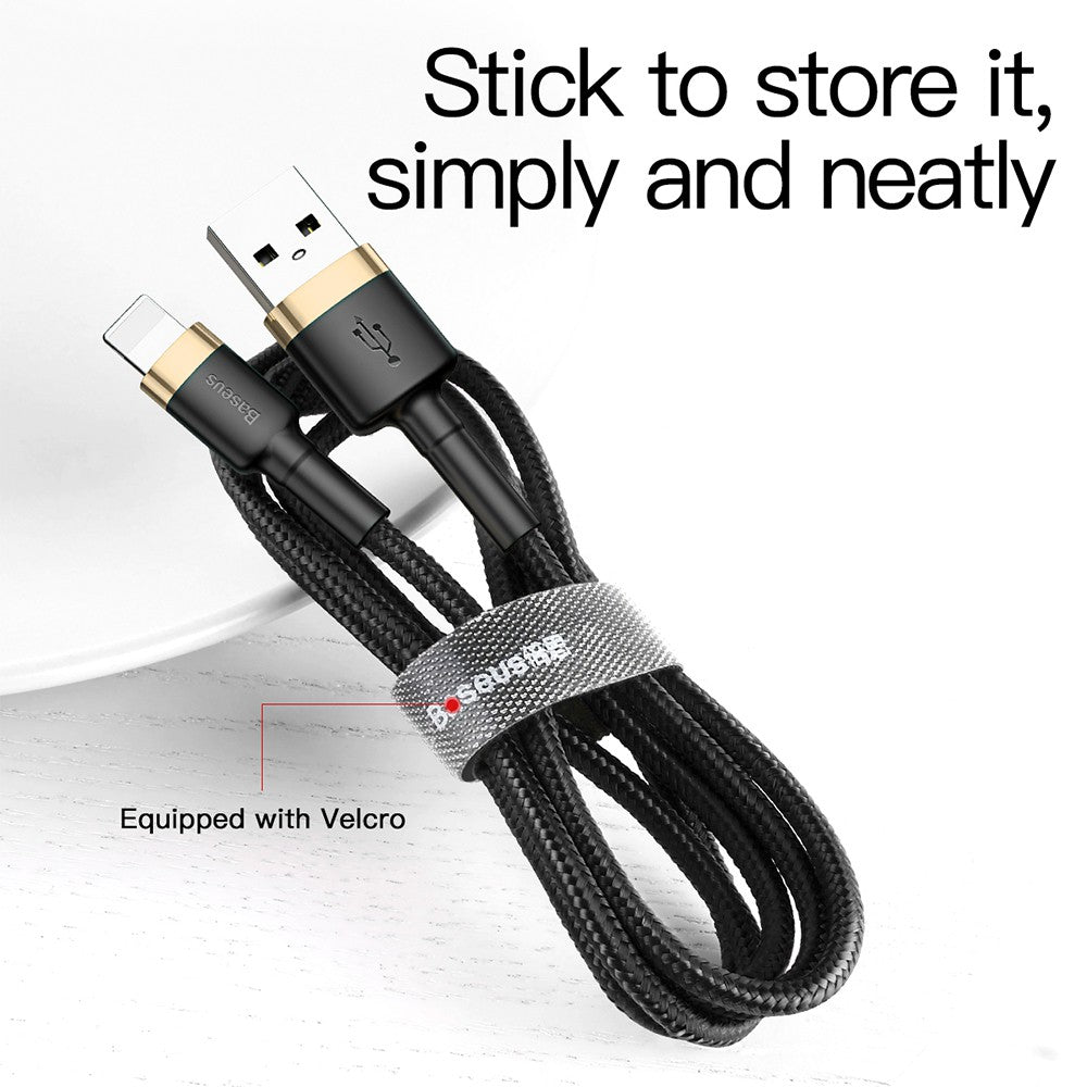 Baseus Cafule Fast Charge USB Data Charging Cable for iPhone 1M