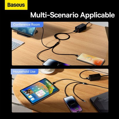 Baseus Starspeed 3-in-1 Fast Charging Data Cable (White, 1.2m) – New