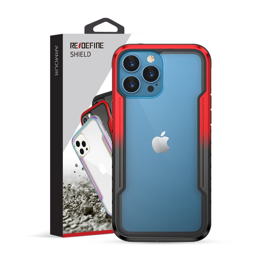iPhone 13 Re-Define Shield Shockproof Heavy Duty Armor Case Cover — Black