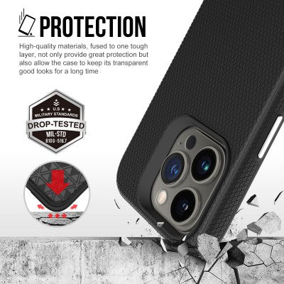 RhinoMGS Rugged Shockproof Case for iPhone 15 Pro Max - New