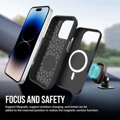 RhinoMGS Rugged Shockproof Case for iPhone 15 Pro Max - New