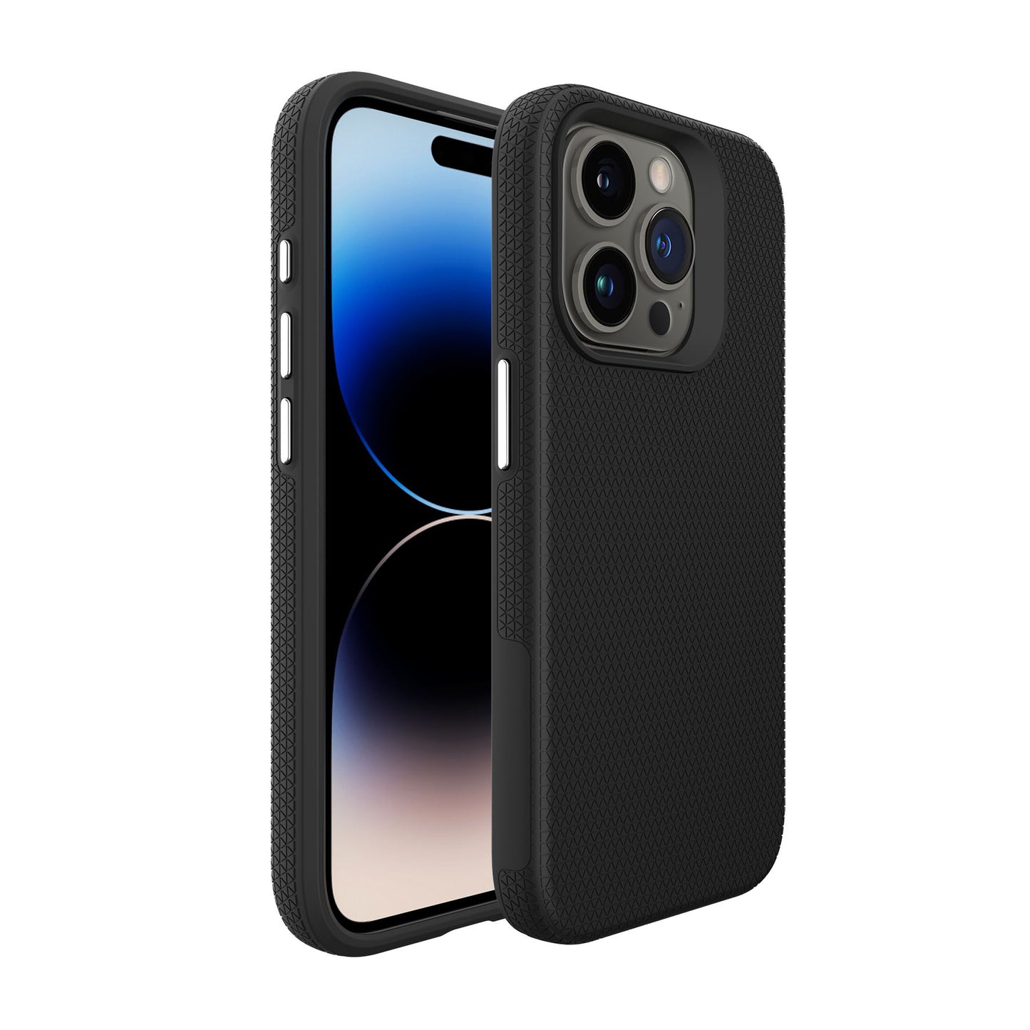 Rhinos Rugged Shockproof Case for iPhone 15 Pro Max (Black)
