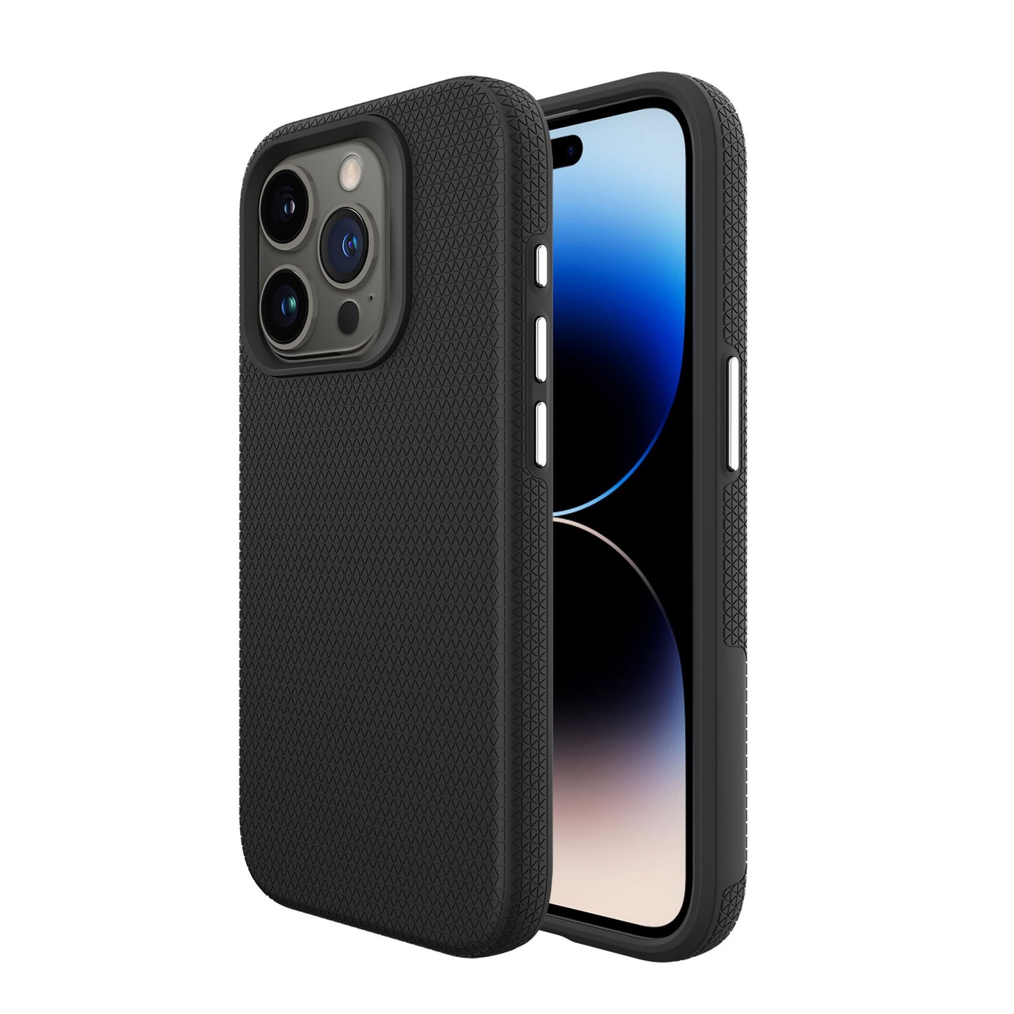 Rhinos Rugged Shockproof Case for iPhone 15 Pro Max (Black)