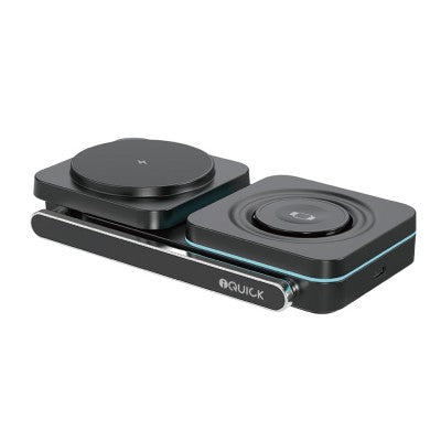 iQuick T5 3-in-1 Multi-Function Wireless Charger Stand - New
