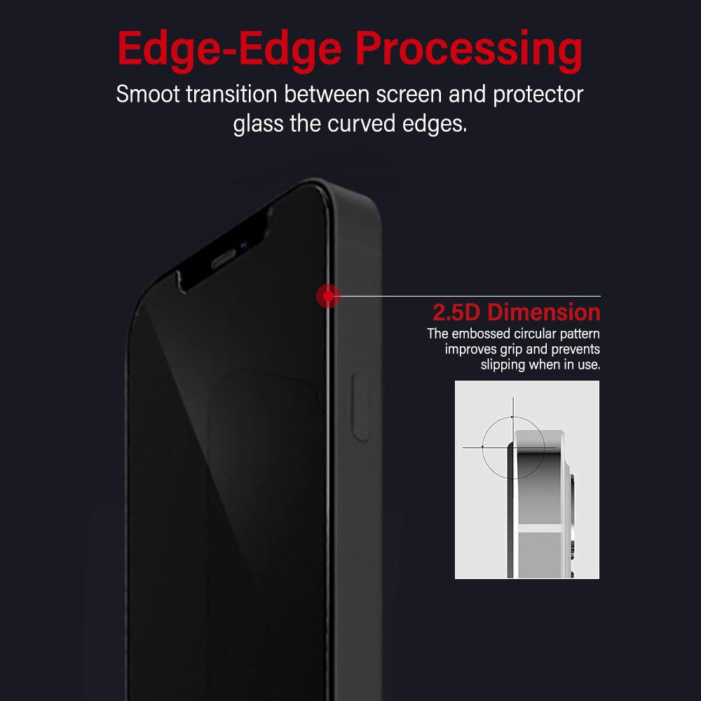 Privacy Tempered Glass Screen Protector For iPhone X / XS / 11 Pro