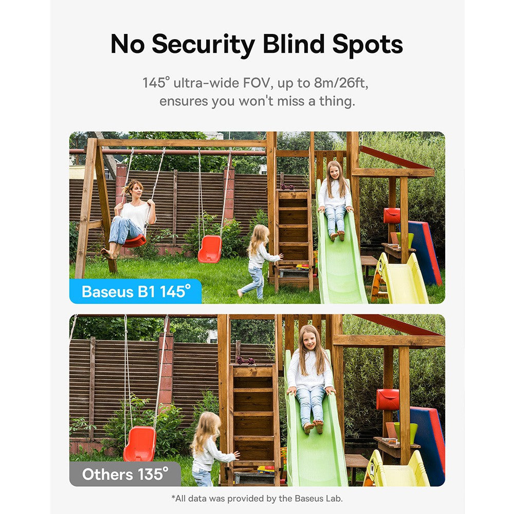 Baseus Security Surveillance B1 Outdoor Camera 2K-White