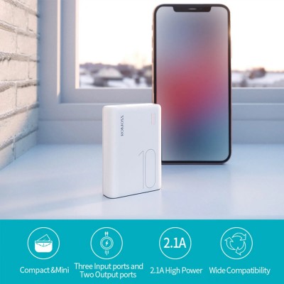 Romoss Simple10 10000mAh Power Bank - White