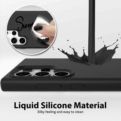 REDEFINE Liquid Silicone Case with Magnetic Ring for Samsung Galaxy S25 Ultra