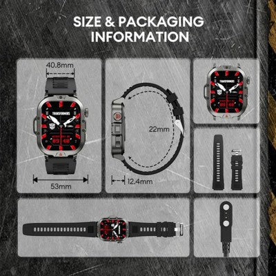 Transformers TF-H08 Smart Watch – Grey – Brand New