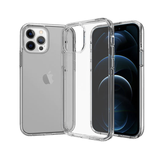 Ultimake Shockproof Case Cover for iPhone 6 / 6S / 7 / 8 / SE (2020) / SE (2022) (Clear Black)