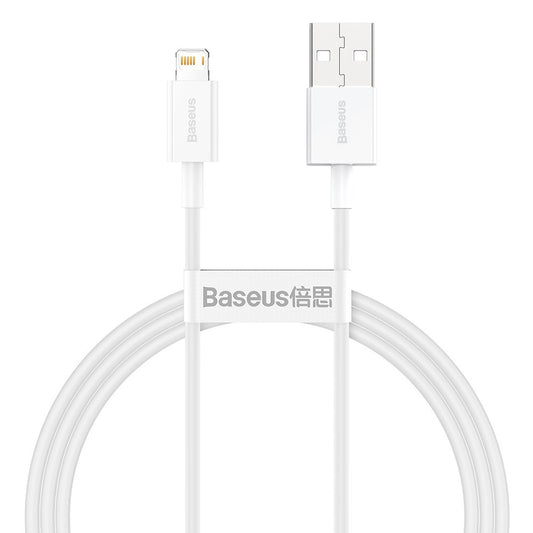 Baseus Superior Series Fast Charging Data Cable USB to iP 2.4A 1.5M WHITE