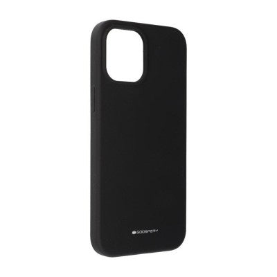 Mercury Silicone Cover Case for iPhone 15 (Black)