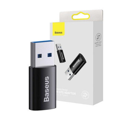 Baseus Ingenuity USB-A to USB-C adapter OTG USB 3.1 ZJJQ000101-Black