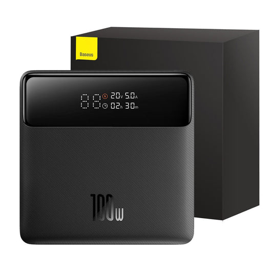 Baseus Blade Portable Power Bank Digital Display Fast Charging Power Bank HD Edition 20000mAh 100W PPBL000301 - Black