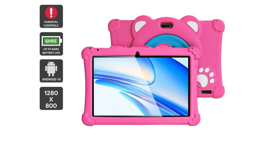 Pink Protective Case for Kogan 10.1" Kids Android Tablet