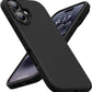 Mercury Silicone Phone Protective Case for iPhone 16 Plus (Black)
