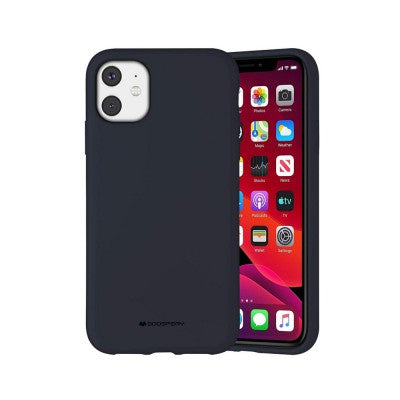Mercury Silicone Cover Case for iPhone 11 (6.1") - Black
