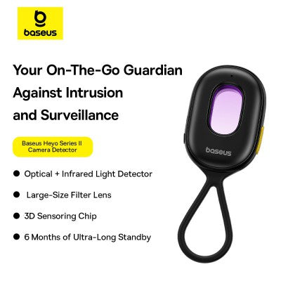 Baseus Heyo Series II Camera Detector – Cluster Black - Brand new