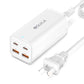 iQuick 100W 2*USB-A 2*USB-C 4-Port Wall Charger Power Strip White