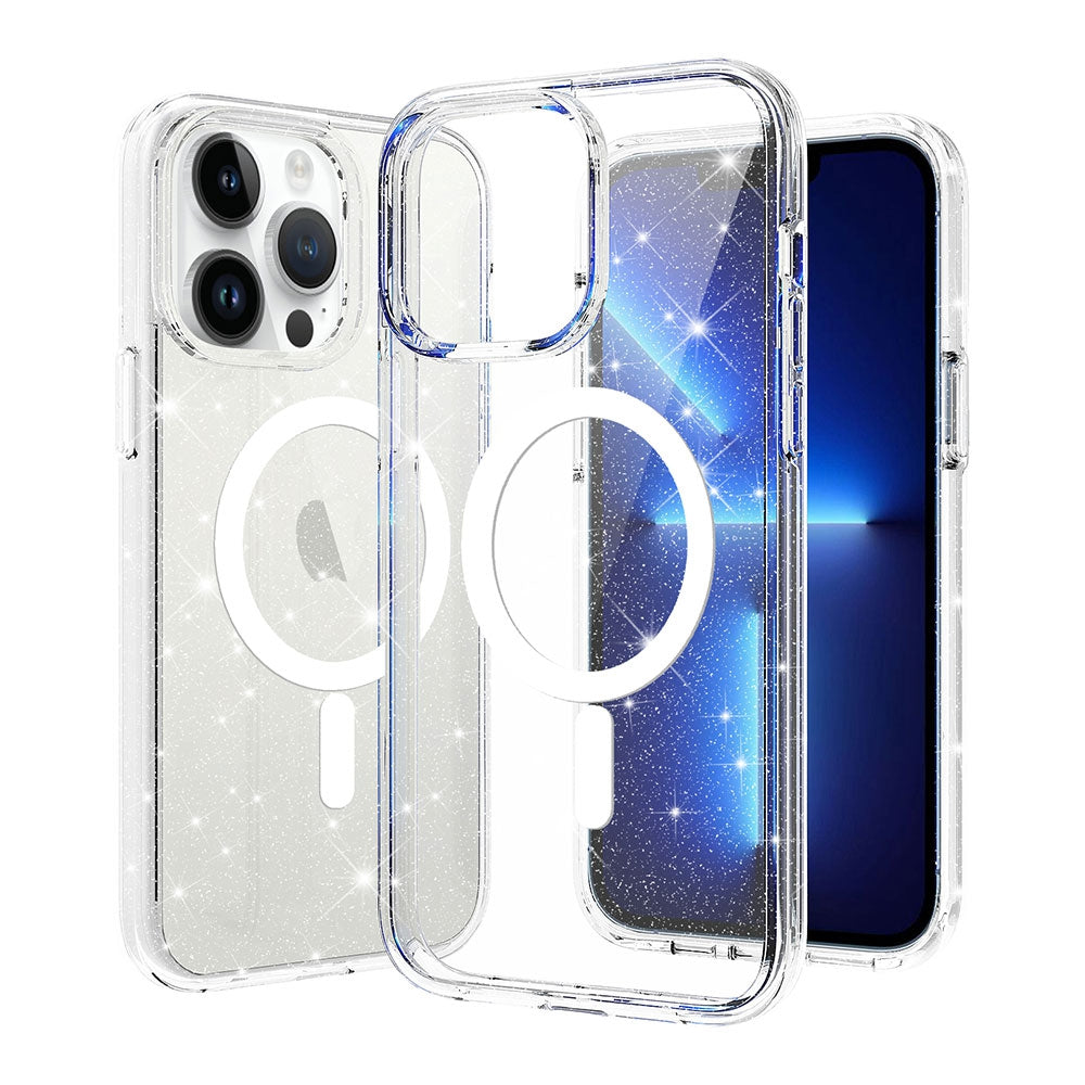 UTIA Glitter Case for iPhone 15 Pro — Shiny Clear