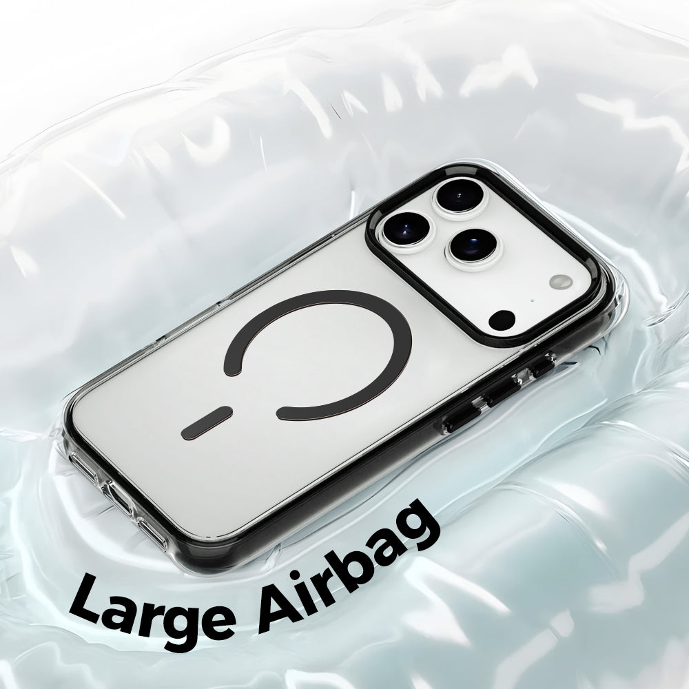 iPhone 17 Pro REDEFINE Airshield Drop Protection Transparent Case Cover — Black