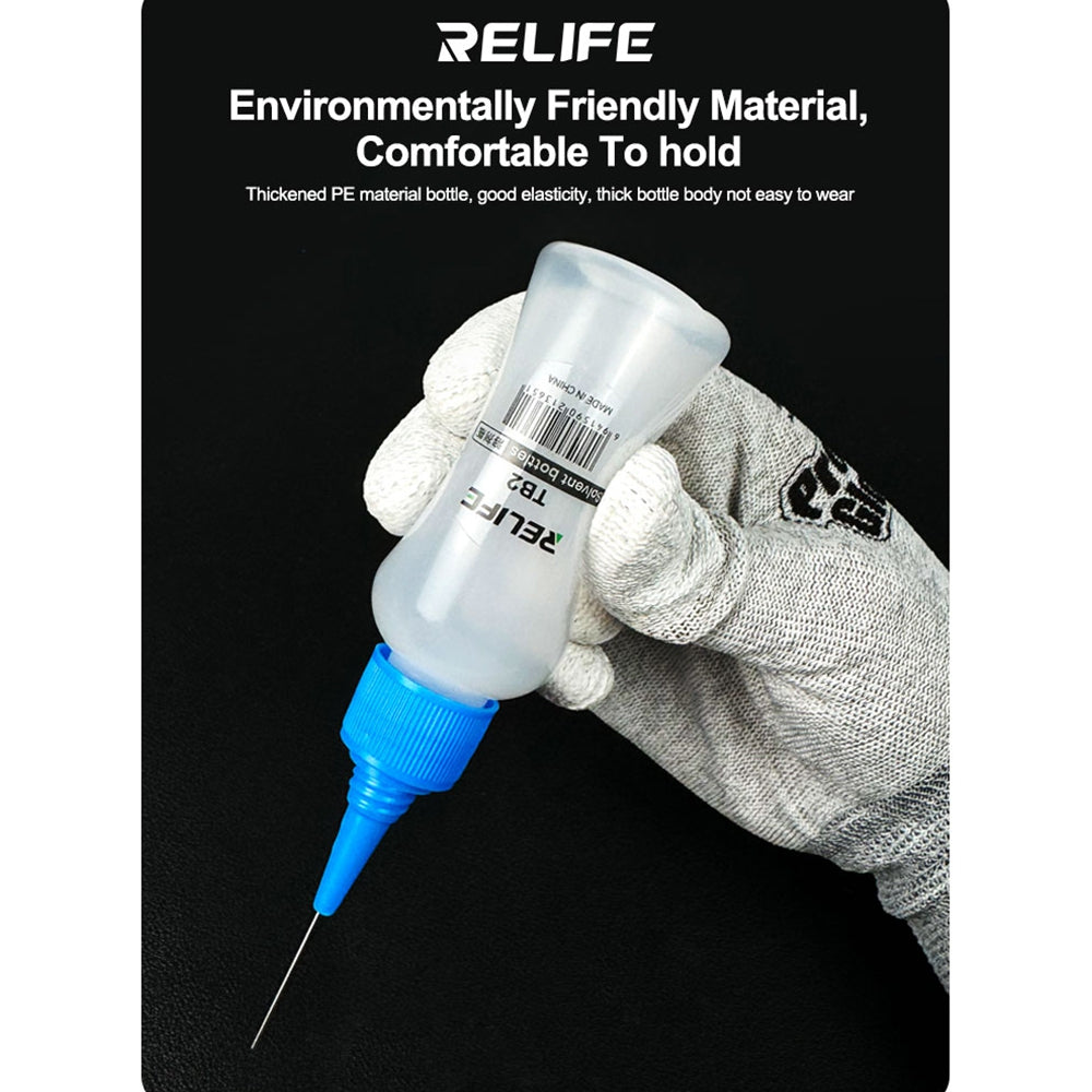 RELIFE TB2 Needle Tube Type Anti-static Solvent Bottle