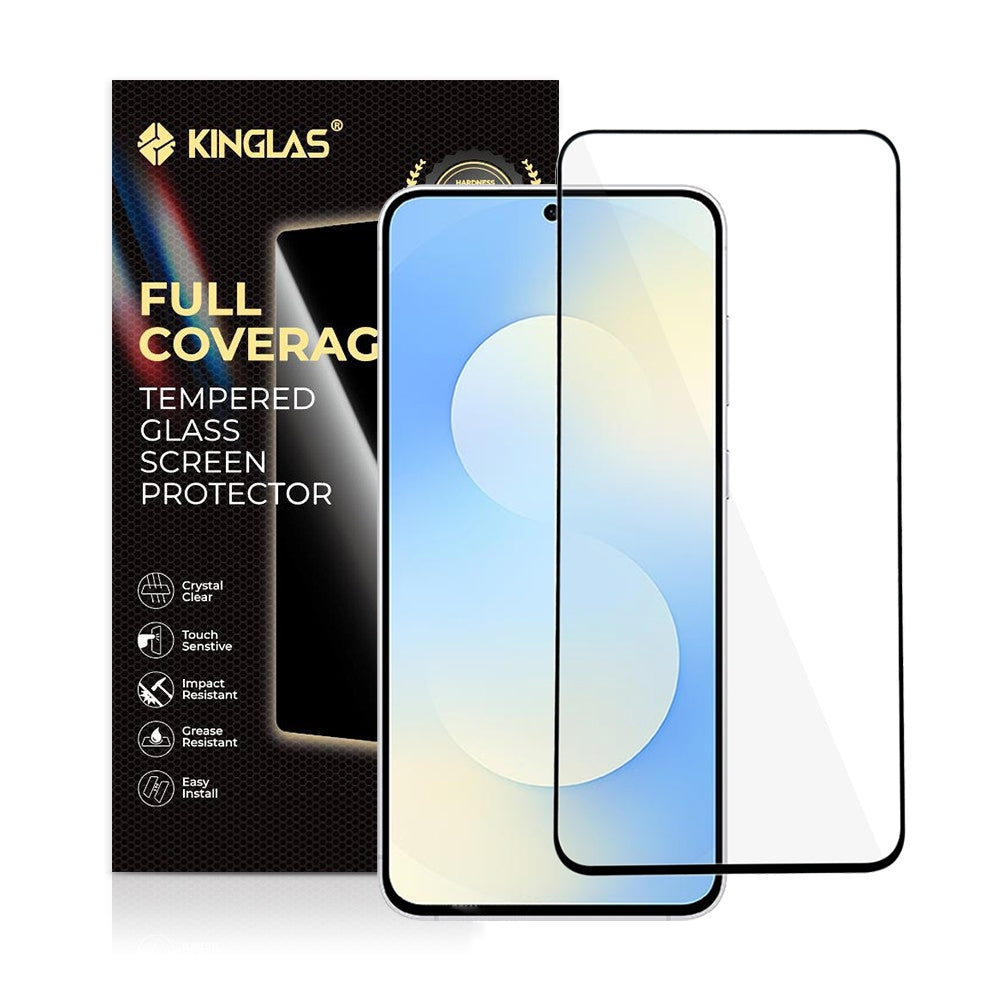 Kinglas 2.5D full coverage tempered glass screen protector for Samsung Galaxy S26