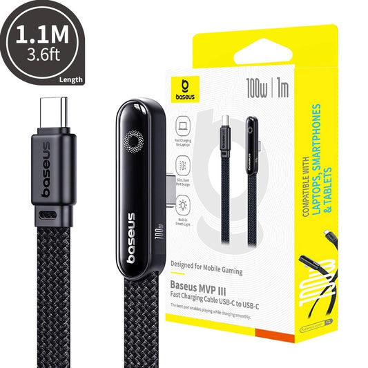 Baseus MVP 3 Fast Charging Cable USB-C to USB-C 100W 1M