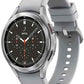Samsung Galaxy Watch4 Classic 46mm silver stainless steel rotating bezel